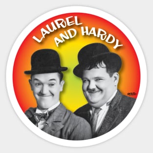 Laurel and Hardy-2 Sticker